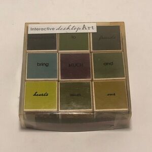 Demdaco Interactive Art Block Set with Hope Design